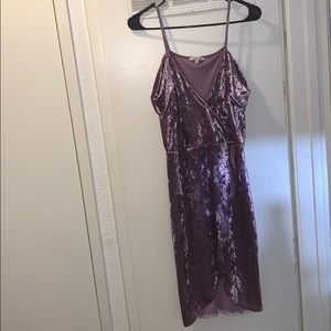 Velvet lavender dress